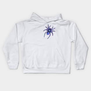 Purple Opal Tarantula Kids Hoodie